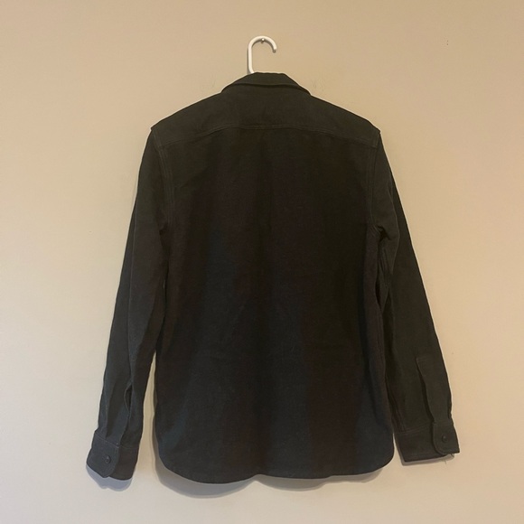 Everlane Men’s Uniform The Heavyweight Overshirt in Heathered Charcoal Size M - Picture 8 of 10